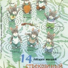 14 лесных мышей. Стрекозиный пруд (Ивамура Кадзуо)