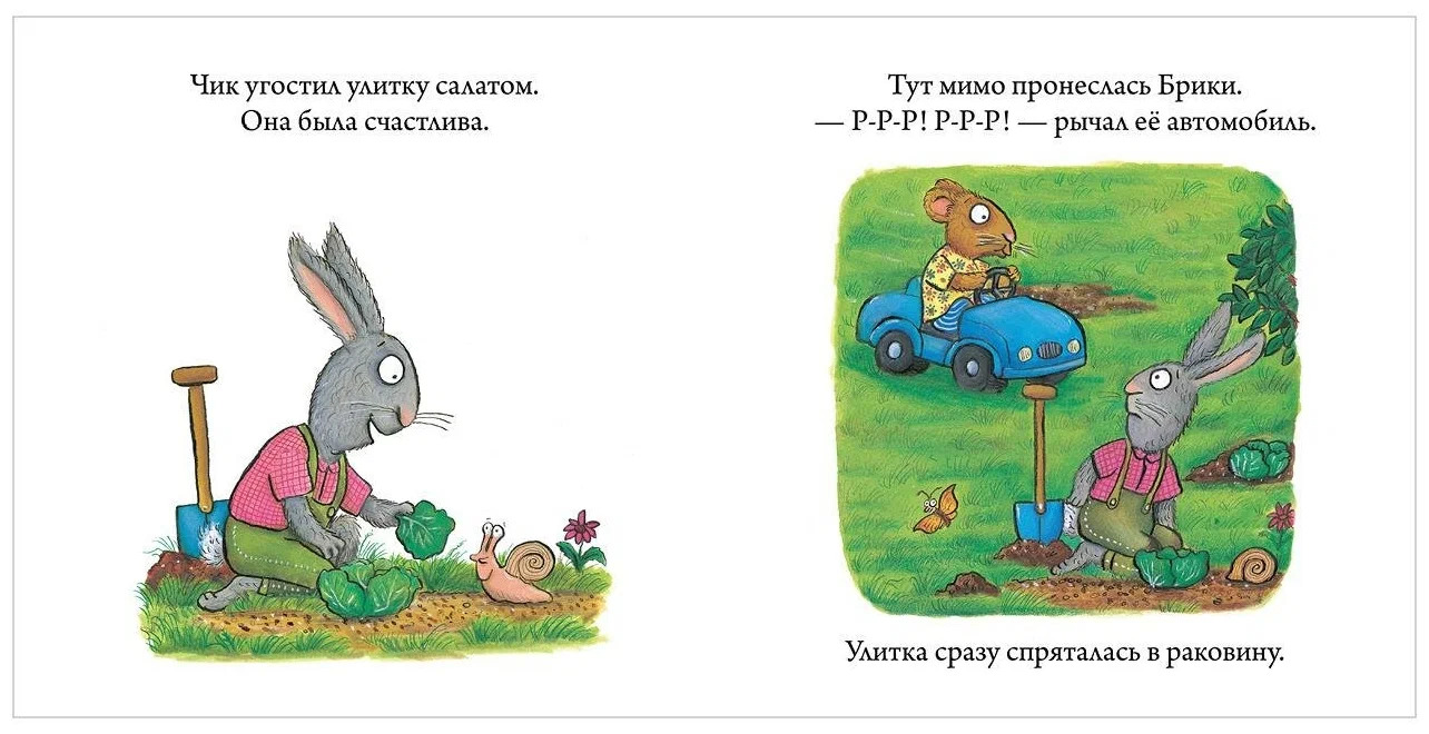 Чик и Брики. Пугливая улитка (Шеффлер Аксель)