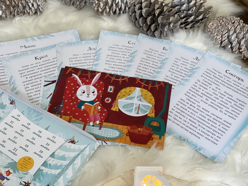 В лес приходит Новый год! Адвент-календарь для малышей (Шендрик Светлана)