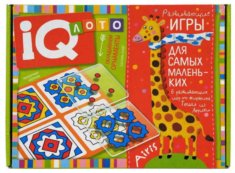 Пластиковое лото для малышей. 5+ Складываем орнаменты