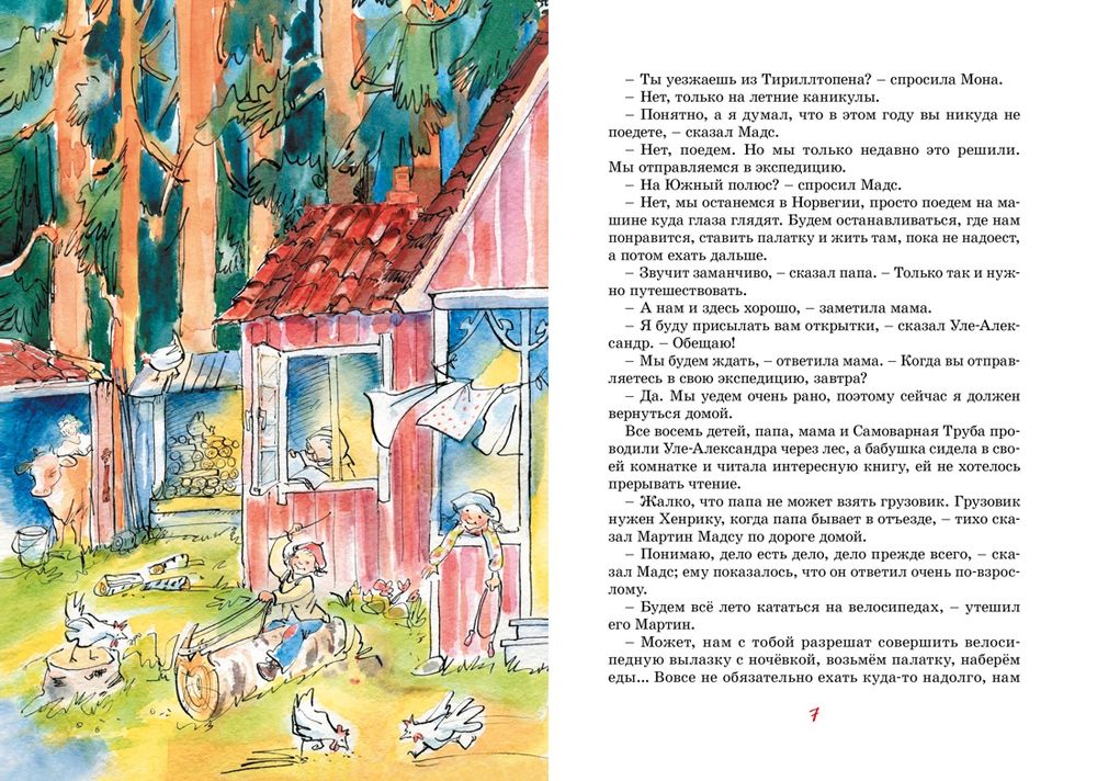 Папа, мама, бабушка и восемь детей в Дании (Вестли А.-К.)